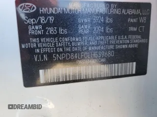 2020 Hyundai Elantra SEL z VIN 5NPD84LF0LH539680, wystawiony jako Copart lot #53075195 z przebiegiem 110 548 mil mil oraz Szkoda całkowita • Salvage title. Historia ofert i sprzedaży dostępna na DreamBid. Obrazek 13.