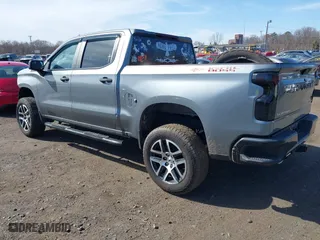 2019 Chevrolet Silverado 1500 Custom Trail Boss with VIN 3GCPYCEF5KG148682, listed as a IAAI auction lot 41826656 with 54,682 mi miles. Bid and sale history available at carsss.com. Image 3.