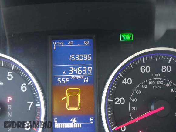 2011 Honda CR-V EX-L with VIN 5J6RE3H77BL021340, listed as a IAAI auction lot 41208898 with 153,096 mi miles. Bid and sale history available at carsss.com. Image 15.