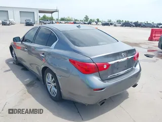 2014 Infiniti Q50 Premium with VIN JN1BV7AP5EM675859, listed as a IAAI auction lot 42031960 with 110,149 mi miles. Bid and sale history available at carsss.com. Image 3.