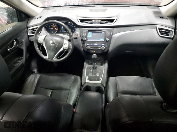 2015 Nissan Rogue SL with VIN 5N1AT2MV0FC762972, listed as a Copart auction lot 50247375 with 142,495 mi miles and Salvage Title. Bid and sale history available at DreamBid. Image 8.