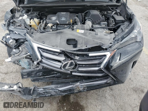 2017 Lexus NX 200t with VIN JTJYARBZXH2079853, listed as a Copart auction lot 58400125 with 119,555 mi miles and Salvage title. Bid and sale history available at DreamBid. Image 12.