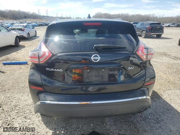 2018 Nissan Murano SV with VIN 5N1AZ2MG1JN149529, listed as a Copart auction lot 49422785 with 0 mi miles and Salvage Title. Bid and sale history available at carsss.com. Image 6.