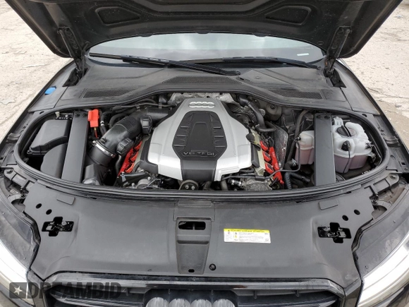 2015 Audi A8 L 3.0T with VIN WAU3GAFD6FN035532, listed as a Copart auction lot 51659145 with 120,516 mi miles and Clean Title. Bid and sale history available at carsss.com. Image 11.