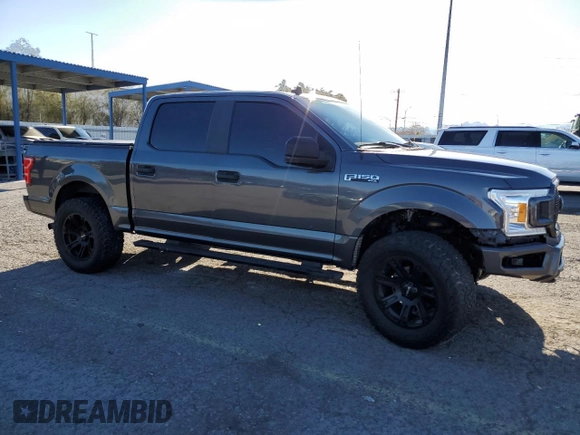 2020 Ford F-150 XL with VIN 1FTEW1EP2LFA94951, listed as a Copart auction lot 49684025 with 61,942 mi miles and Salvage Title. Bid and sale history available at carsss.com. Image 4.