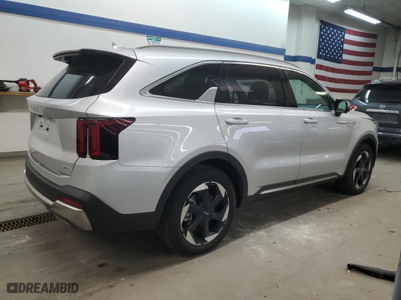 2025 Kia Sorento Hybrid SX Prestige with VIN KNDRKDJGXS5295344, listed as a Copart auction lot 82717184 with 1,429 mi miles and Salvage Title. Bid and sale history available at carsss.com. Image 3.