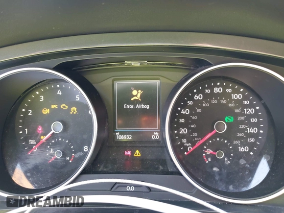 2018 Volkswagen Tiguan S with VIN 3VV1B7AX1JM119971, listed as a IAAI auction lot 42039977 with 108,932 mi miles and . Bid and sale history available at DreamBid. Image 7.