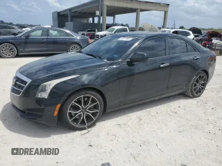 2017 Cadillac ATS Sedan RWD with VIN 1G6AA5RX8H0170927, listed as a Copart auction lot 51227995 with 55,694 mi miles and Salvage Title. Bid and sale history available at carsss.com. Image 1.