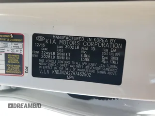 2017 Kia Soul with VIN KNDJN2A27H7462902, listed as a Copart auction lot 54098005 with 36,615 mi miles and Salvage Title. Bid and sale history available at carsss.com. Image 14.