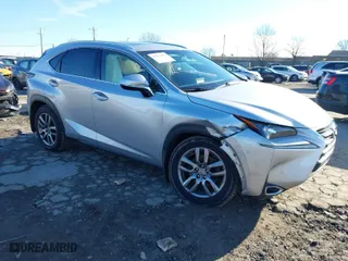2015 Lexus NX 200t with VIN JTJBARBZ4F2038105, listed as a IAAI auction lot 41213278 with 50,891 mi miles. Bid and sale history available at carsss.com. Image 1.