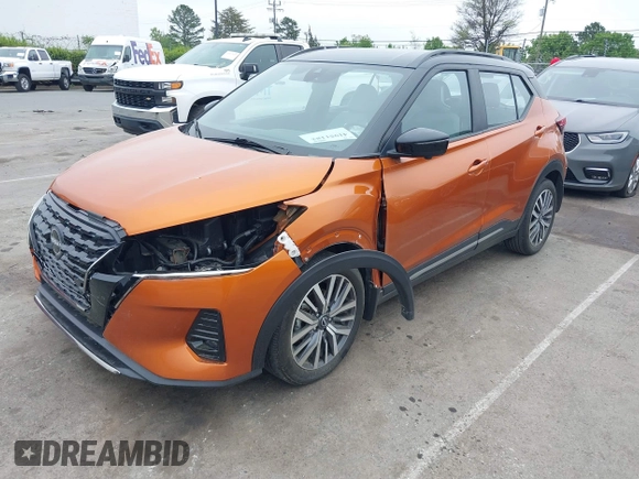 2024 Nissan Kicks SR with VIN 3N1CP5DV6RL502977, listed as a IAAI auction lot 41951182 with 25,510 mi miles and . Bid and sale history available at DreamBid. Image 18.