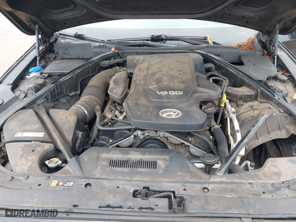 2016 Hyundai Genesis 3.8L with VIN KMHGN4JE3GU106717, listed as a IAAI auction lot 40319357 with 207,077 mi miles. Bid and sale history available at carsss.com. Image 10.