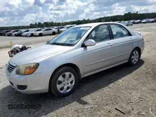 2009 Kia Spectra EX with VIN KNAFE221395597123, listed as a Copart auction lot 71639824 with 83,203 mi miles and Salvage Title. Bid and sale history available at carsss.com. Image 1.
