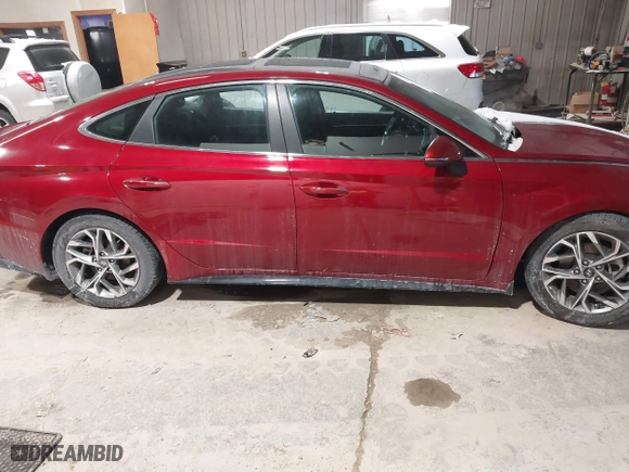 2023 Hyundai Sonata SEL with VIN KMHL14JA2PA276432, listed as a IAAI auction lot 41596335 with 29,222 mi miles. Bid and sale history available at carsss.com. Image 13.