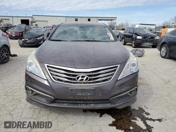 2015 Hyundai Azera with VIN KMHFG4JG0FA495369, listed as a Copart auction lot 50450185 with 126,259 mi miles and Clean title. Bid and sale history available at DreamBid. Image 5.