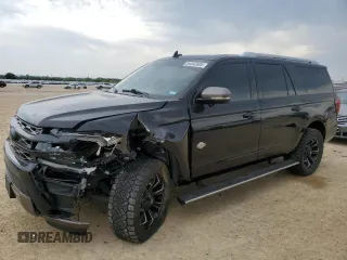 2023 Ford Expedition Max King Ranch z VIN 1FMJK1P85PEA13934, wystawiony jako Copart lot #54542605 z przebiegiem 46 310 mil mil oraz Szkoda całkowita • Salvage title. Historia ofert i sprzedaży dostępna na DreamBid. Obrazek 1.