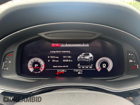 2019 Audi Q8 Premium Plus с VIN WA1BVAF19KD030815, выставлен на аукционе Copart как лот 60911975 с пробегом 121 239 миль миль и Чистый • Clean title. История ставок и продаж доступна на DreamBid. Изображение 8.