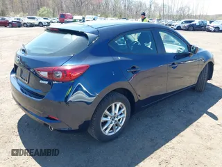 2018 Mazda 3 Sport with VIN 3MZBN1K74JM212289, listed as a IAAI auction lot 42054346 with 56,854 mi miles and . Bid and sale history available at DreamBid. Image 4.