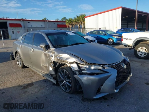 2016 Lexus GS 350 with VIN JTHBZ1BL7GA006019, listed as a IAAI auction lot 41754858 with 108,285 mi miles. Bid and sale history available at carsss.com. Image 1.