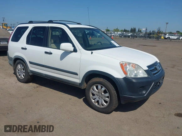 2005 Honda CR-V EX with VIN JHLRD78865C063319, listed as a IAAI auction lot 42160375 with 203,213 mi miles and . Bid and sale history available at carsss.com. Image 1.