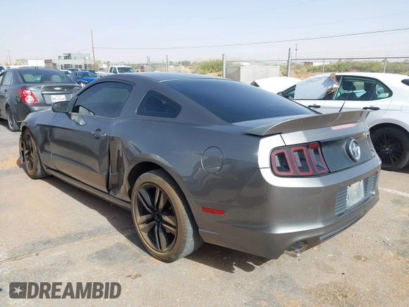 2013 Ford Mustang V6 with VIN 1ZVBP8AM7D5268215, listed as a IAAI auction lot 42302505 with 165,539 mi miles and . Bid and sale history available at DreamBid. Image 3.