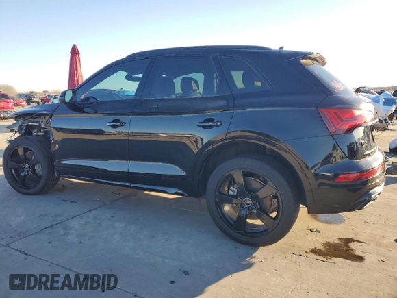 2023 Audi Q5 S line Premium Plus with VIN WA1EABFY0P2092988, listed as a Copart auction lot 41808045 with 30,750 mi miles and Salvage Title. Bid and sale history available at DreamBid. Image 2.