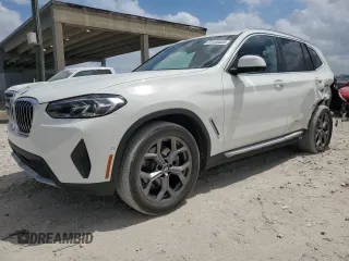 2023 BMW X3 sDrive30i z VIN 5UX43DP06P9T04654, wystawiony jako Copart lot #51120405 z przebiegiem 16 620 mil mil oraz Szkody całkowita. Historia ofert i sprzedaży dostępna na DreamBid. Obrazek 1.