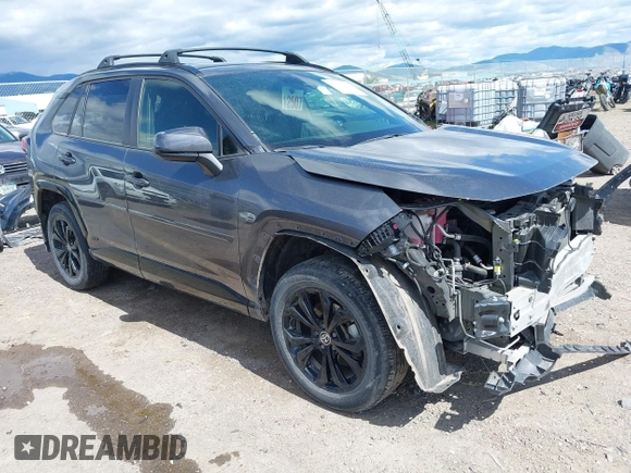 2022 Toyota RAV4 Hybrid SE with VIN JTM16RFV0ND070012, listed as a IAAI auction lot 42244604 with 22,740 mi miles and . Bid and sale history available at DreamBid. Image 1.