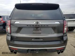 2021 Chevrolet Suburban High Country with VIN 1GNSKGKL0MR188370, listed as a Copart auction lot 53815855 with 53,881 mi miles and Salvage Title. Bid and sale history available at carsss.com. Image 6.