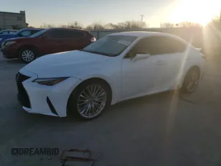 2022 Lexus IS with VIN JTHDA1D28N5118399, listed as a Copart auction lot 87113994 with 33,590 mi miles and Salvage Title. Bid and sale history available at carsss.com. Image 1.