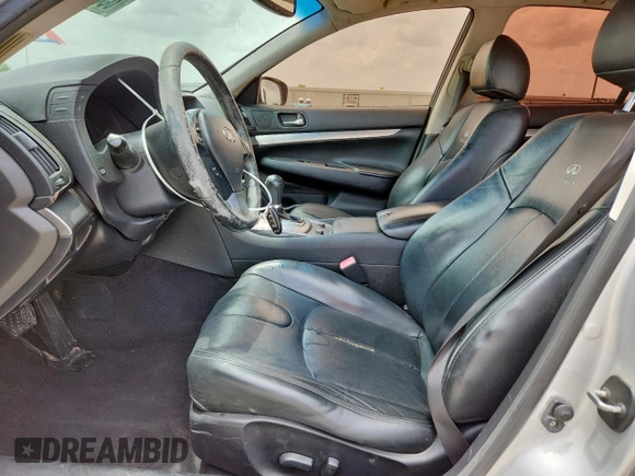2012 Infiniti G25 Journey with VIN JN1DV6AP5CM810712, listed as a Copart auction lot 63516025 with 177,219 mi miles and Salvage title. Bid and sale history available at DreamBid. Image 7.