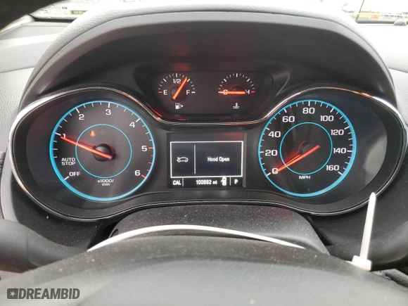 2017 Chevrolet Cruze LT with VIN 1G1BH5SE8H7271777, listed as a Copart auction lot 84192564 with 100,892 mi miles and Salvage Title. Bid and sale history available at carsss.com. Image 9.