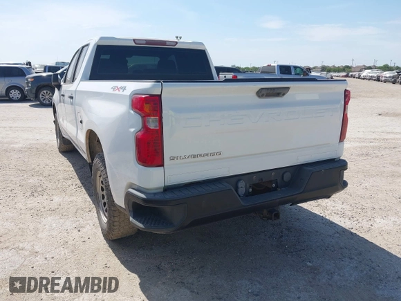 2020 Chevrolet Silverado 1500 Work Truck with VIN 1GCRYAEF1LZ177031, listed as a IAAI auction lot 42223285 with 77,377 mi miles and . Bid and sale history available at DreamBid. Image 3.