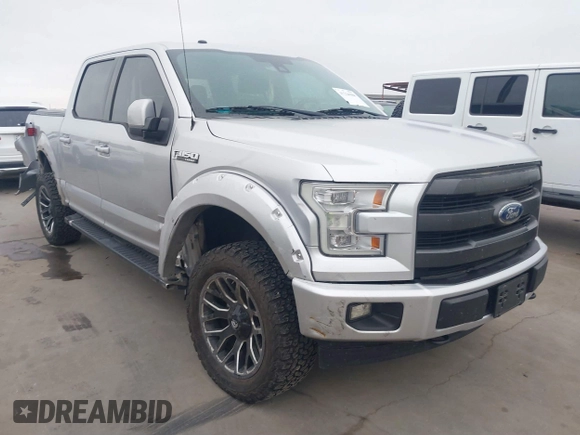 2017 Ford F-150 XL with VIN 1FTEW1EP8HFB61673, listed as a IAAI auction lot 41226988 with 123,969 mi miles and . Bid and sale history available at DreamBid. Image 1.