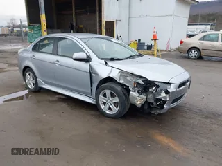 2013 Mitsubishi Lancer SE with VIN JA32V2FW7DU015061, listed as a IAAI auction lot 41863621 with 141,315 mi miles. Bid and sale history available at carsss.com. Image 1.
