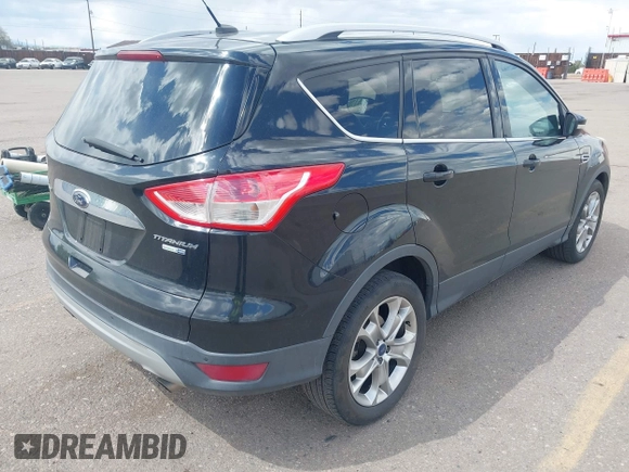 2014 Ford Escape Titanium with VIN 1FMCU9JX2EUB66579, listed as a IAAI auction lot 42171374 with 131,485 mi miles. Bid and sale history available at carsss.com. Image 4.