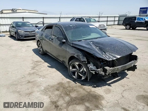 2023 Hyundai Elantra SEL with VIN KMHLS4AG0PU420351, listed as a Copart auction lot 59852415 with 31,254 mi miles and Salvage title. Bid and sale history available at DreamBid. Image 13.