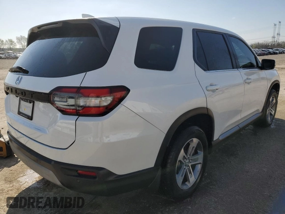 2025 Honda Pilot EX-L с VIN 5FNYG1H44SB045507, выставлен на аукционе Copart как лот 52041215 с пробегом 9 126 миль миль и Списание • Salvage title. История ставок и продаж доступна на DreamBid. Изображение 3.