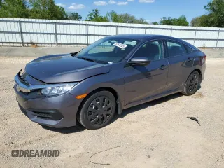 2016 Honda Civic Sedan LX with VIN 19XFC2F50GE008570, listed as a Copart auction lot 52516505 with 193,637 mi miles and Salvage Title. Bid and sale history available at carsss.com. Image 1.