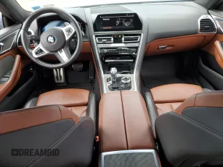 2022 BMW 8 Series 840i with VIN WBAGV4C07NCJ71205, listed as a Copart auction lot 62498374 with 9,531 mi miles and Salvage Title. Bid and sale history available at carsss.com. Image 8.