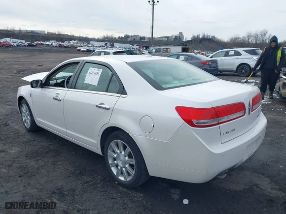 2011 Lincoln MKZ with VIN 3LNHL2GC2BR765716, listed as a IAAI auction lot 41620459 with 122,349 mi miles. Bid and sale history available at carsss.com. Image 3.