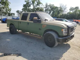 2009 Ford F-250 XL with VIN 1FTSW20R99EA38179, listed as a Copart auction lot 53021595 with 98,231 mi miles and Salvage title. Bid and sale history available at DreamBid. Image 4.