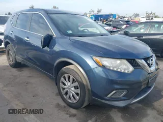 2015 Nissan Rogue SV with VIN KNMAT2MT8FP579542, listed as a IAAI auction lot 41909706 with 92,915 mi miles and . Bid and sale history available at carsss.com. Image 1.