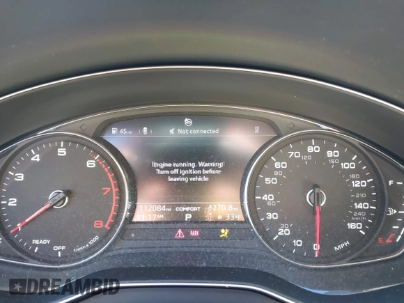 2019 Audi Q5 Premium with VIN WA1ANAFY6K2110626, listed as a IAAI auction lot 41270717 with 112,084 mi miles. Bid and sale history available at carsss.com. Image 7.