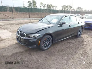 2025 BMW 3 Series 330i xDrive with VIN 3MW89CW0XS8F05079, listed as a IAAI auction lot 41679952 with 1,209 mi miles. Bid and sale history available at carsss.com. Image 2.