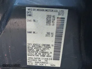 2013 Nissan Altima 2.5 S with VIN 1N4AL3AP1DC154638, listed as a IAAI auction lot 41596733 with 90,041 mi miles. Bid and sale history available at carsss.com. Image 9.