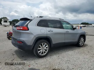 2014 Jeep Cherokee Limited with VIN 1C4PJLDS5EW204516, listed as a Copart auction lot 62329445 with 127,042 mi miles and Salvage title. Bid and sale history available at DreamBid. Image 3.