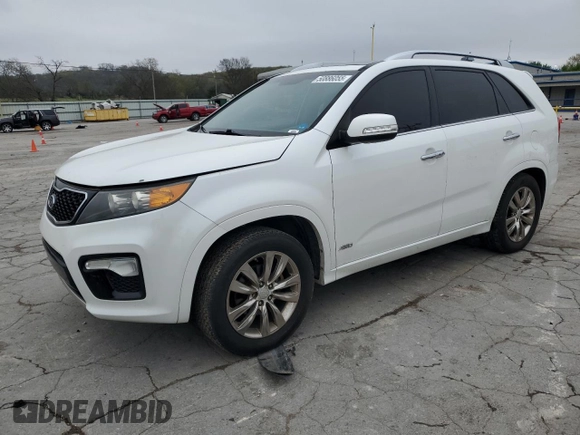 2012 Kia Sorento SX with VIN 5XYKWDA28CG237882, listed as a Copart auction lot 50886055 with 180,273 mi miles and Salvage Title. Bid and sale history available at carsss.com. Image 1.