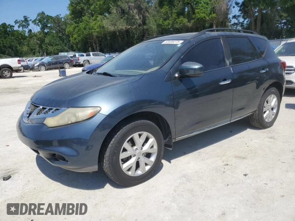 2011 Nissan Murano LE with VIN JN8AZ1MU8BW062571, listed as a Copart auction lot 52699275 with 121,016 mi miles and Salvage Title. Bid and sale history available at carsss.com. Image 1.