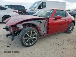 2021 Mazda MX-5 Miata Grand Touring with VIN JM1NDAM78M0459953, listed as a Copart auction lot 58039435 with 22,124 mi miles and Salvage title. Bid and sale history available at DreamBid. Image 1.